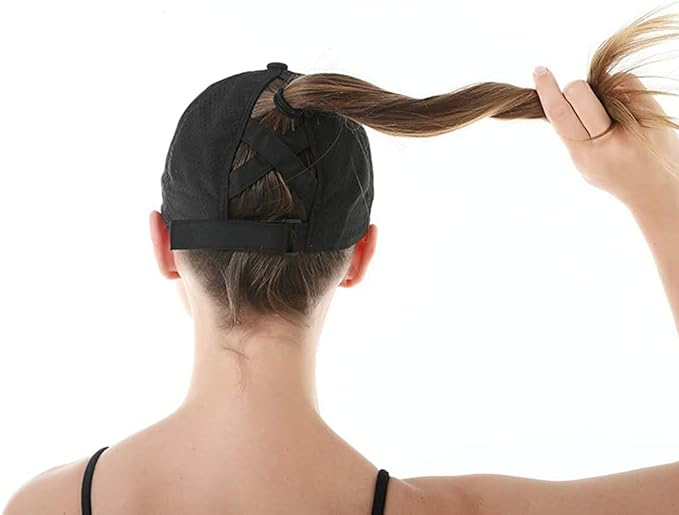 Women's Criss Cross Ponytail Hat