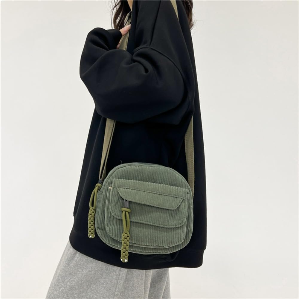 Corduroy Crossbody Bag