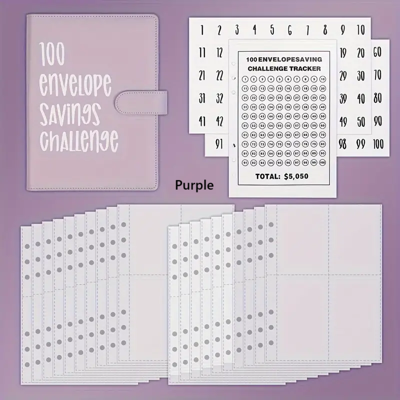 100 Envelope Challenge Binder