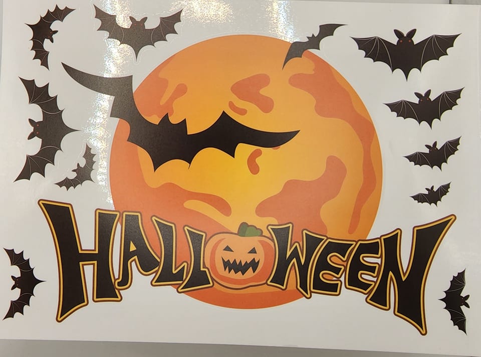 Halloween Window Clings