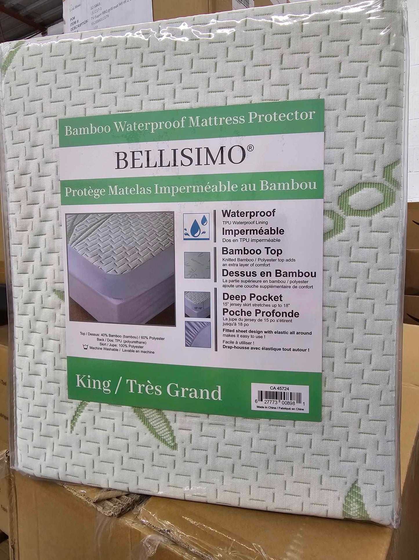 Bellisimo Waterproof Mattress Protector