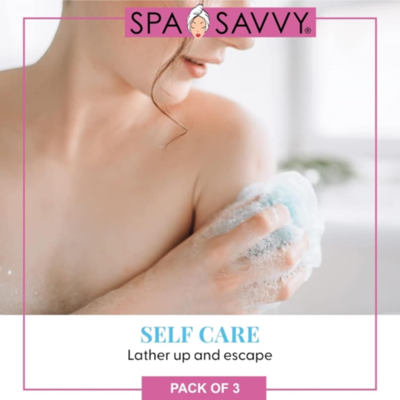 Spa Savvy Exfoliating Poufs