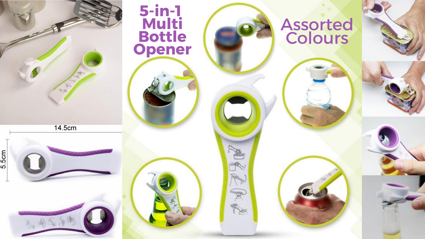 5 in 1 Multi Bottle Opener