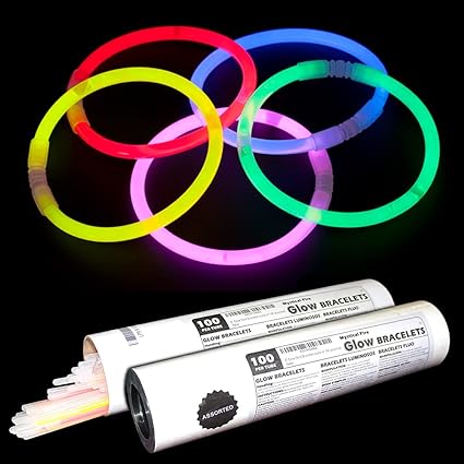 100pc - 8'' Glow Stick Bundle