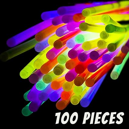 100pc - 8'' Glow Stick Bundle