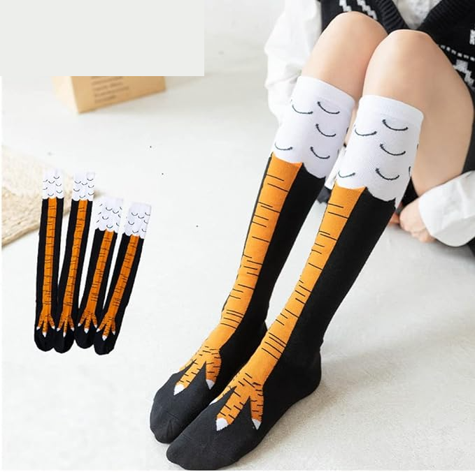 Cartoon Chicken Legs Socks