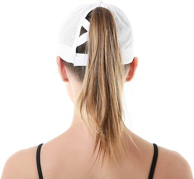 Women's Criss Cross Ponytail Hat