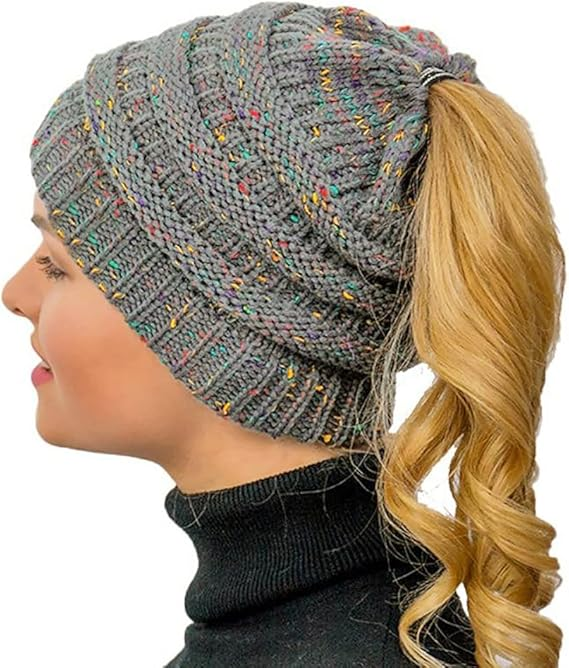 Knit Ponytail Toque