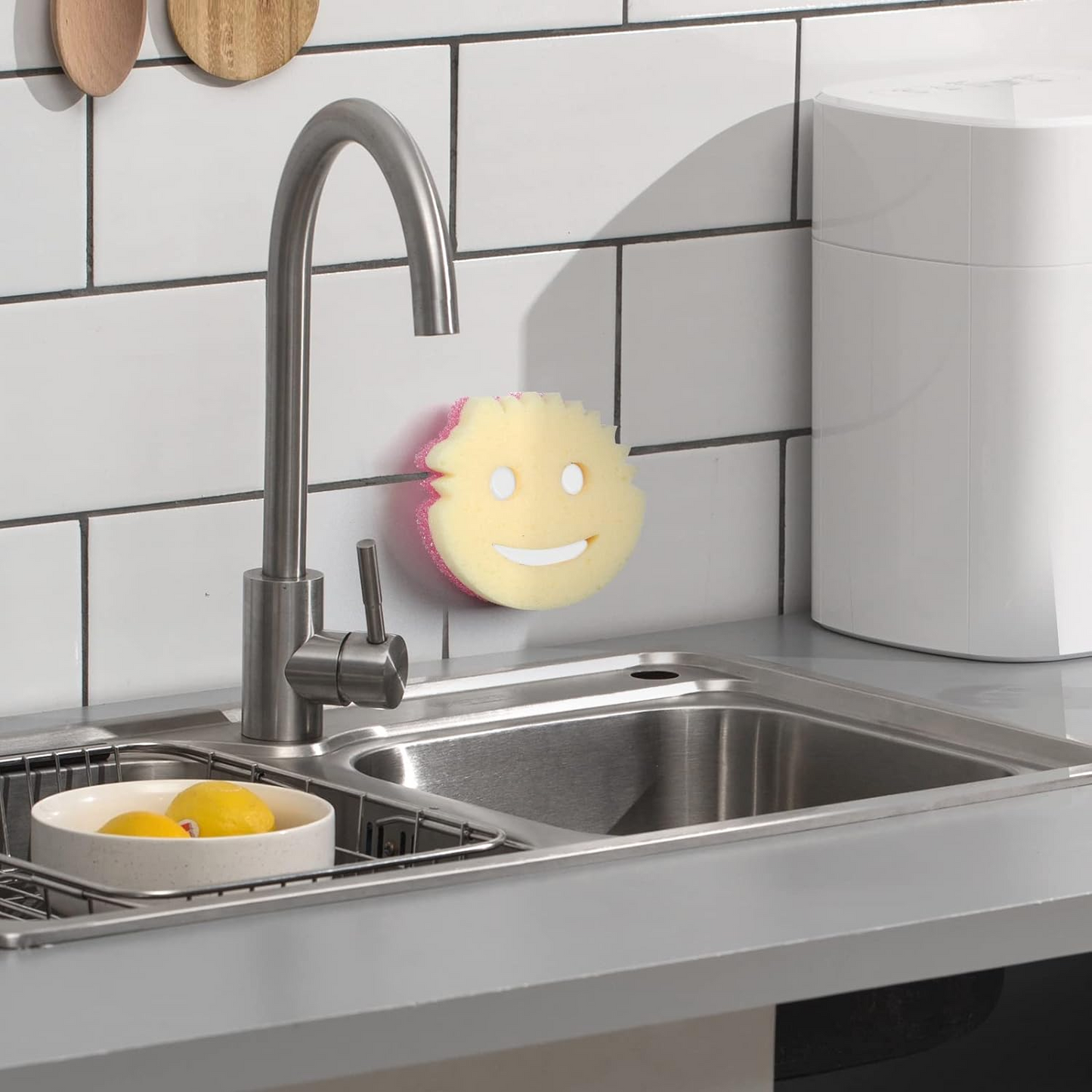 Smiley Face Sponge Holder