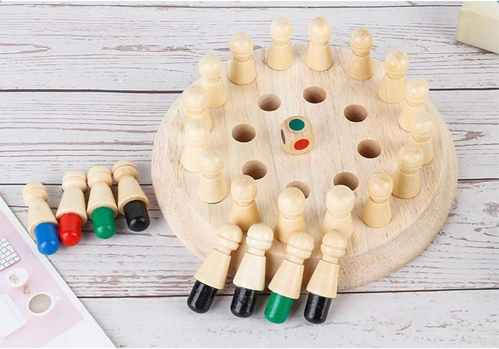 Wooden Memory Match Stick Game