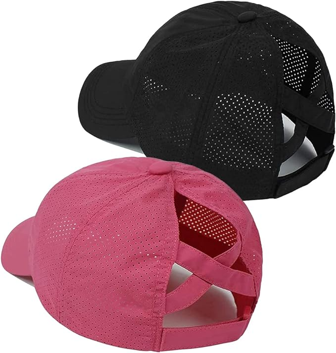 Women's Criss Cross Ponytail Hat