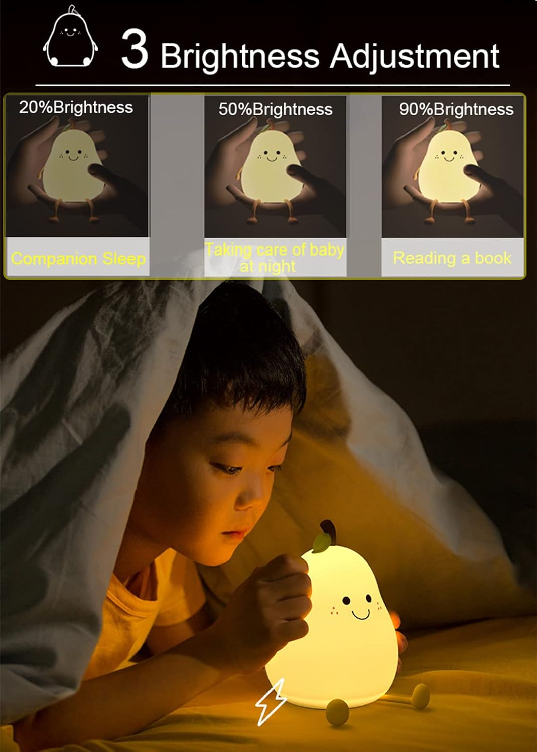 Cute Silicone Night Light