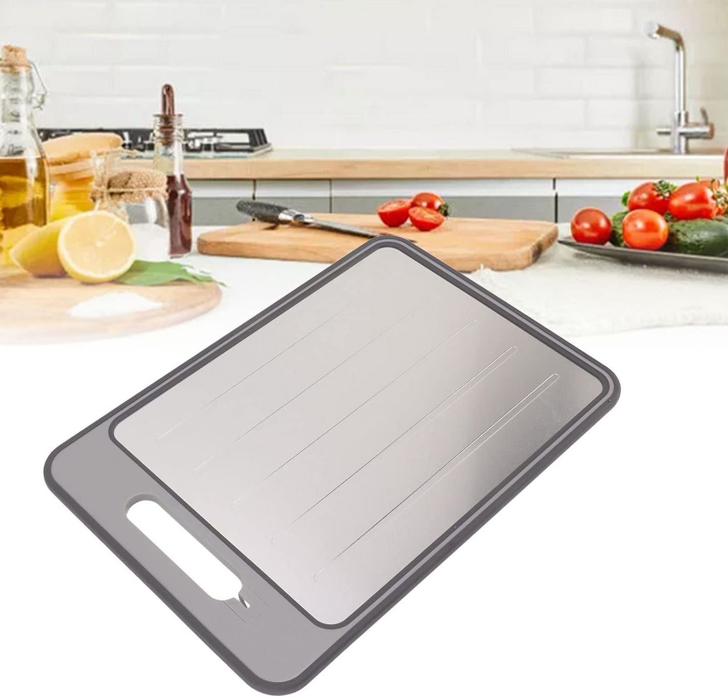 2 in 1 Defrosting Tray Cutting Board