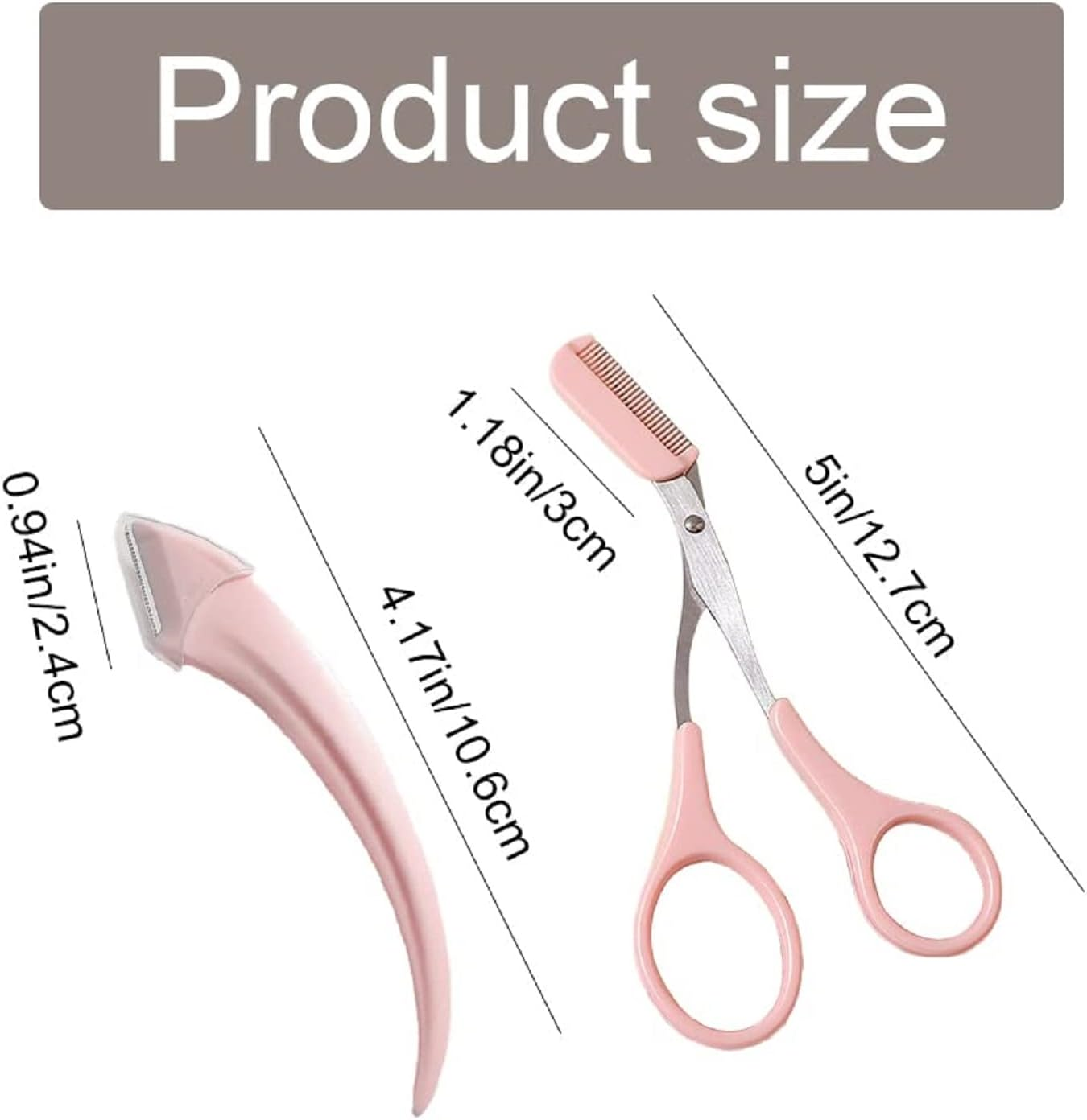 Eyebrow Trimmer & Scissor Set