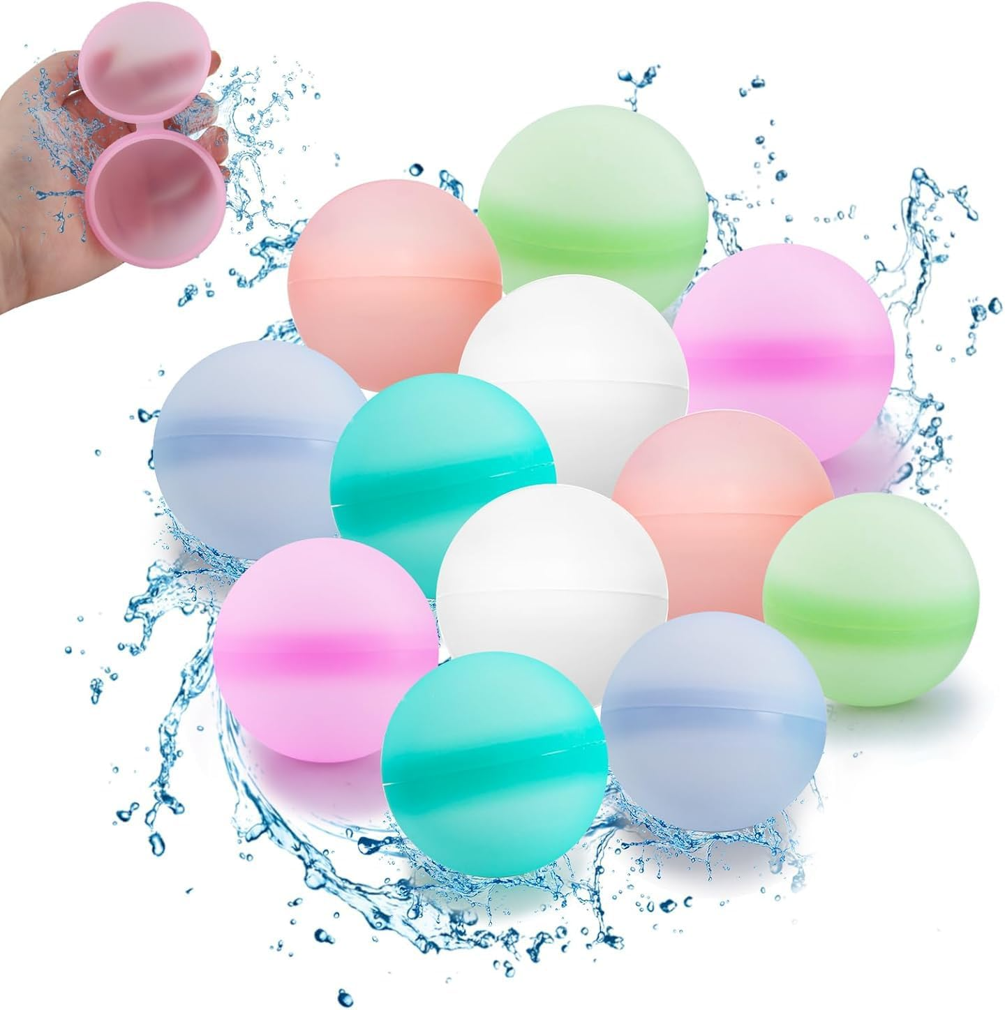 12pk Reusable Water Balloons