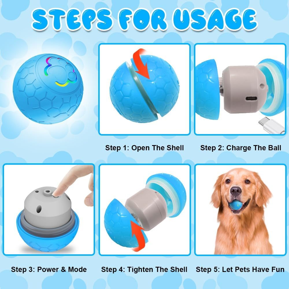 Smart Interactive Pet Toy Ball