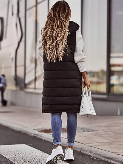 Autumn Hooded Puffer Vest