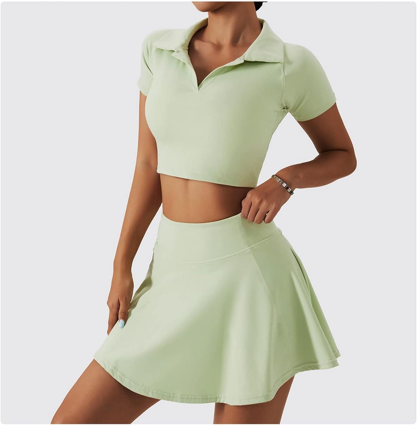 High Waisted Tennis Skirt