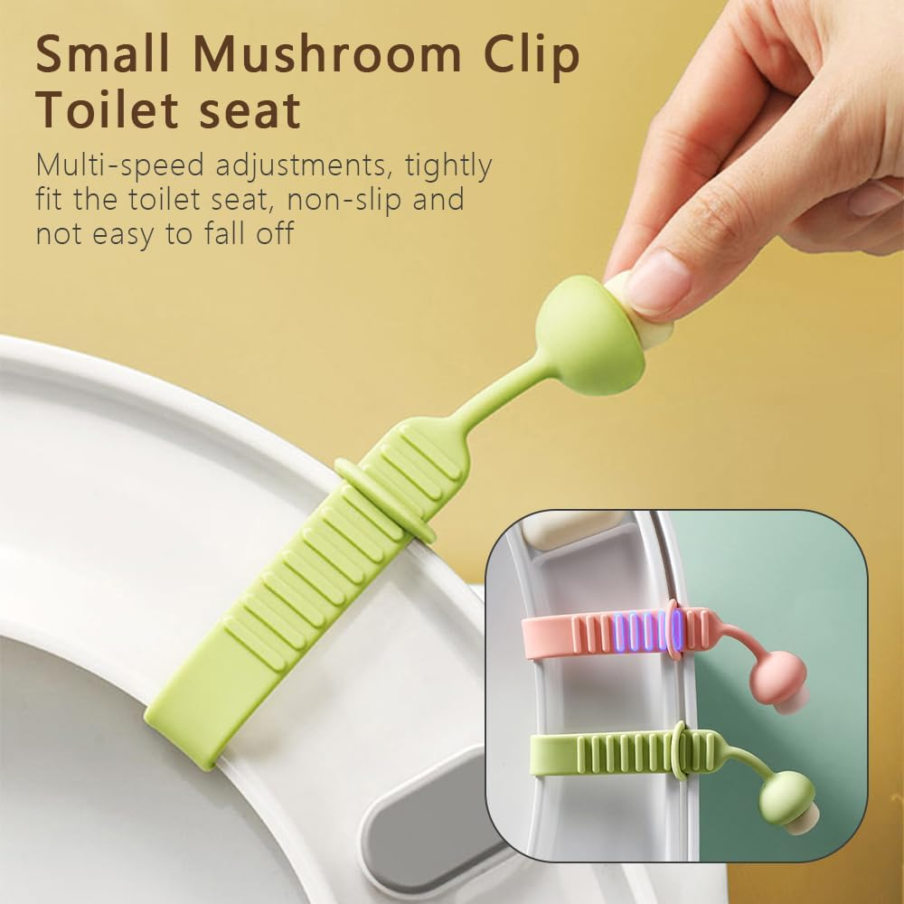 4pcs Silicone Toilet Seat Lifter