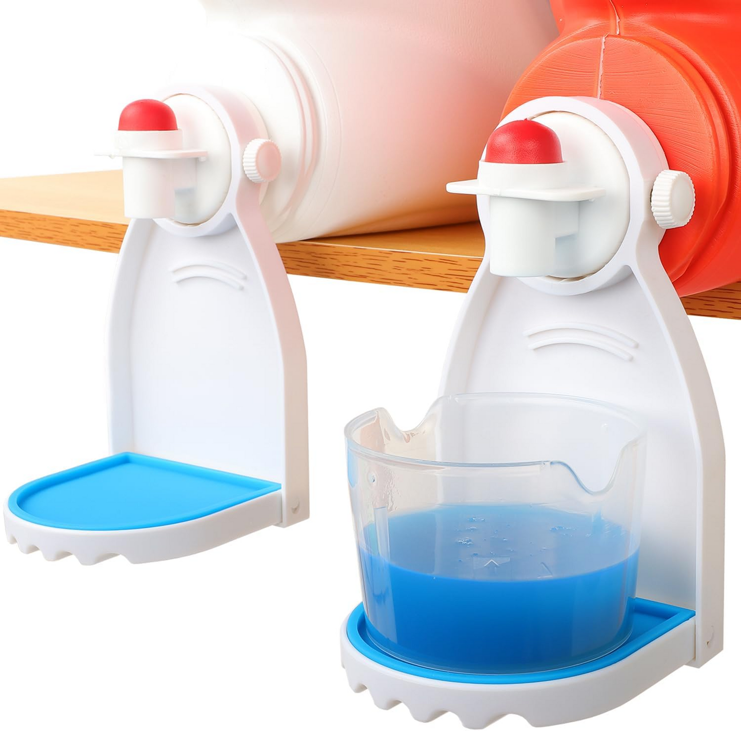 Laundry Detergent Cup Holder & Drip Tray - 2 pack