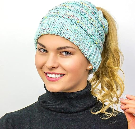 Knit Ponytail Toque