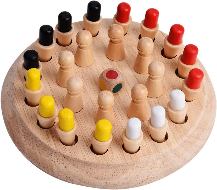 Wooden Memory Match Stick Game