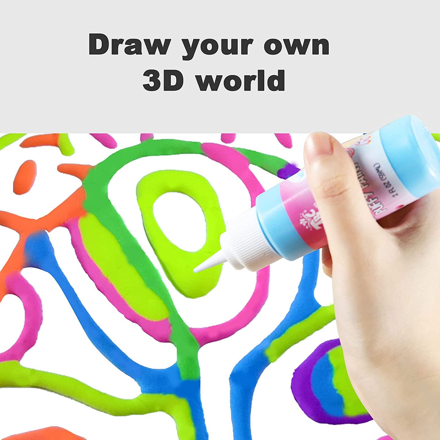 3D Puffy Paint Sidewalk Chalk