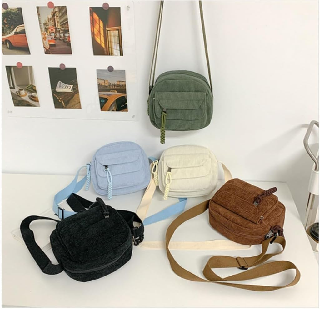 Corduroy Crossbody Bag