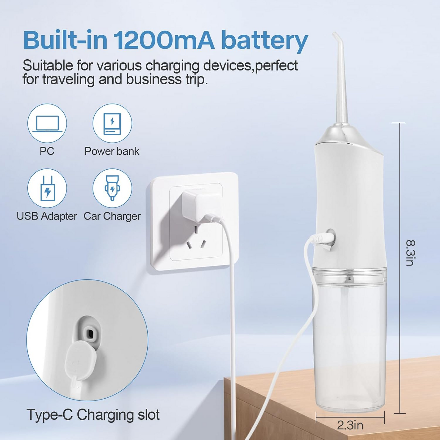 Portable Dental Flosser