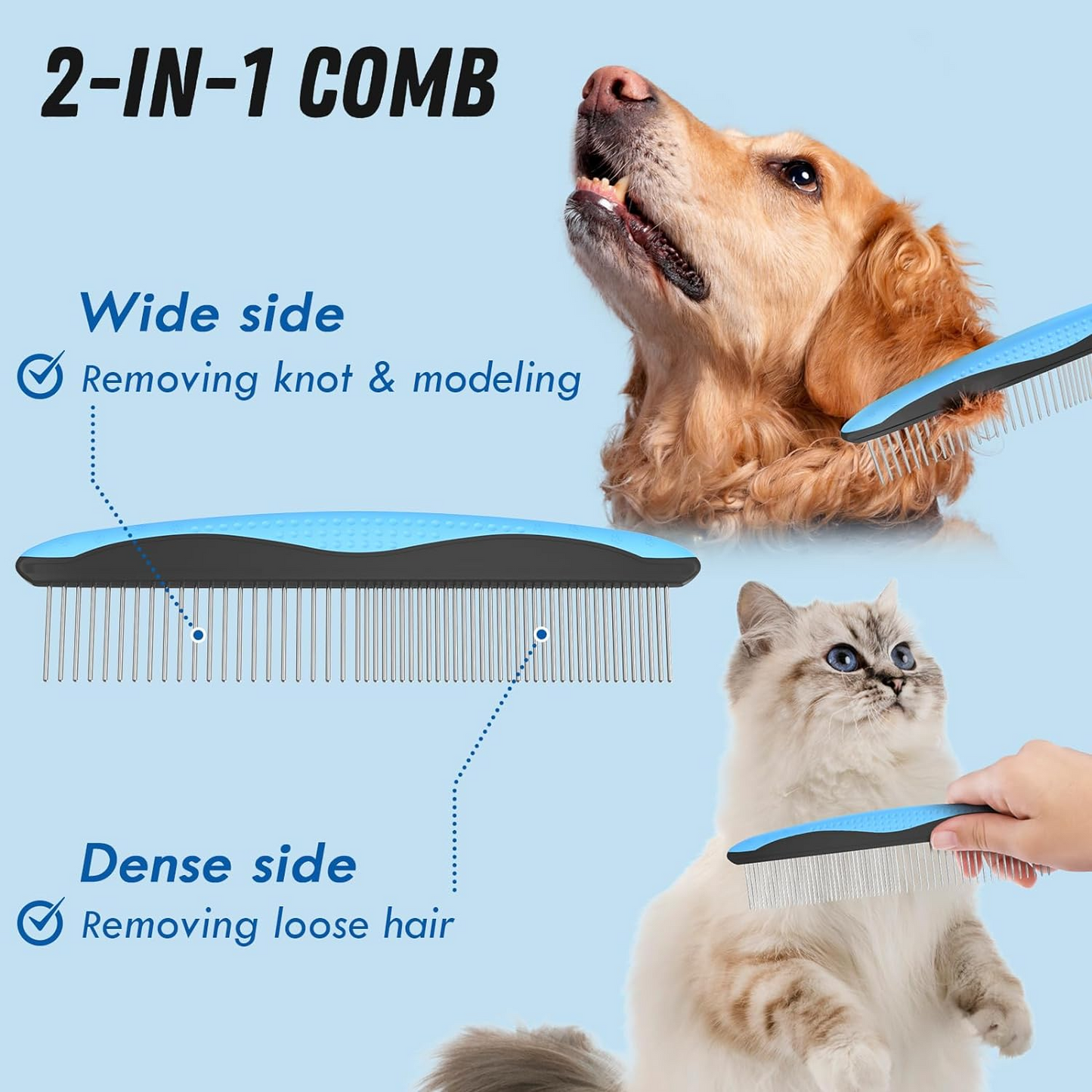 Pet Dematting Shedding Set