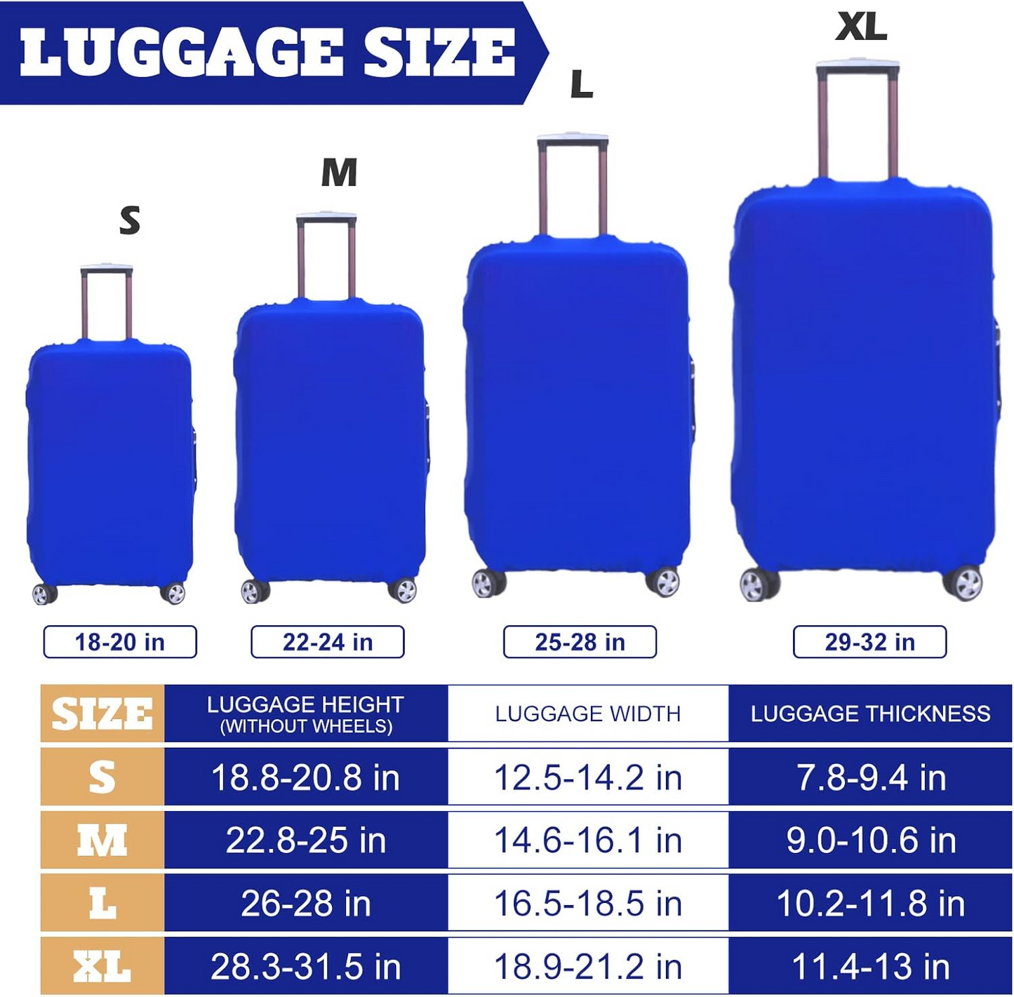 Washable Elastic Luggage Bag Cover