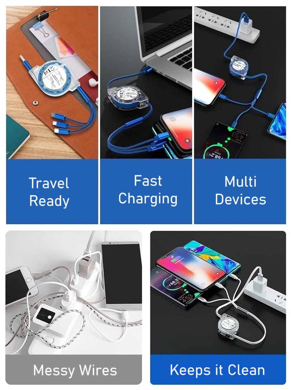 Multifunctional Mobile Phone Charging Cable