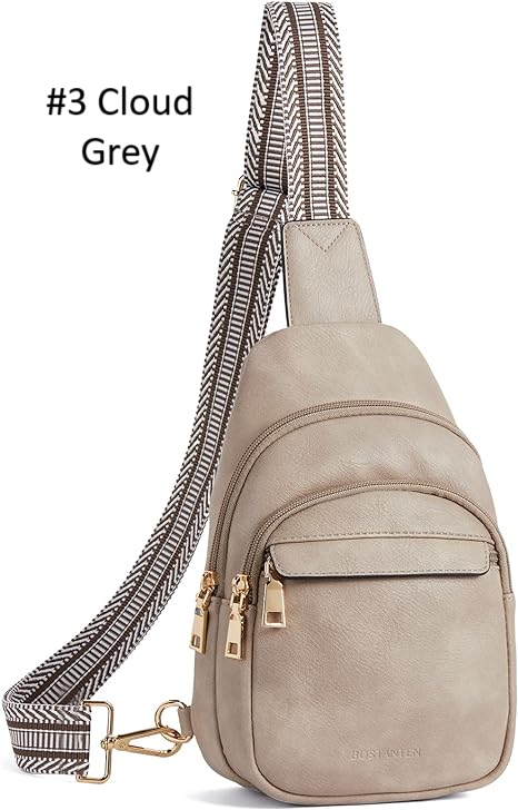 Vegan Leather Crossbody Sling Bag