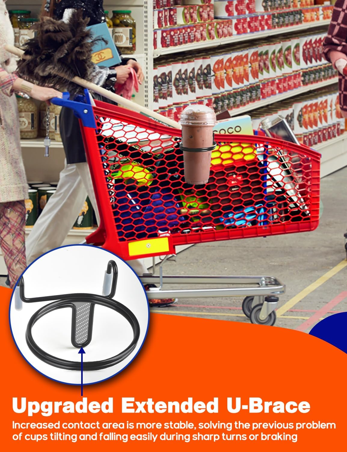 Shopping Cart Cup Holder