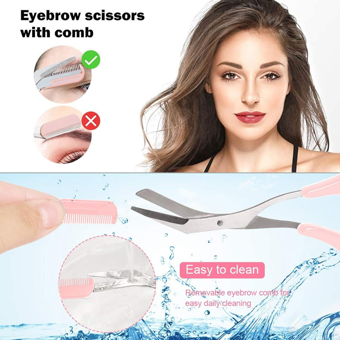 Eyebrow Trimmer & Scissor Set