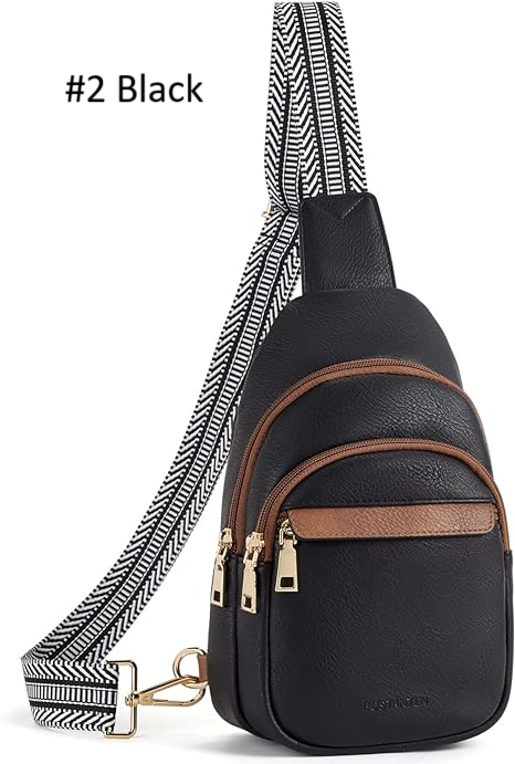 Vegan Leather Crossbody Sling Bag