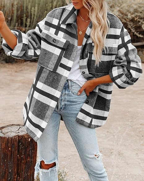 Flannel Plaid Shacket