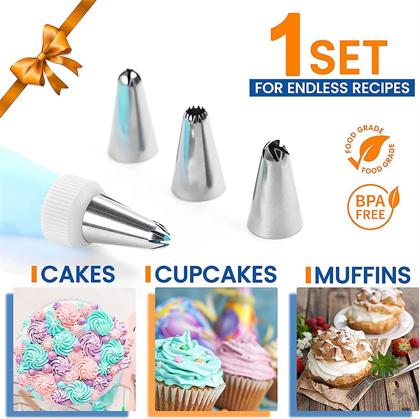 74pc Cake Decorating Tool Set