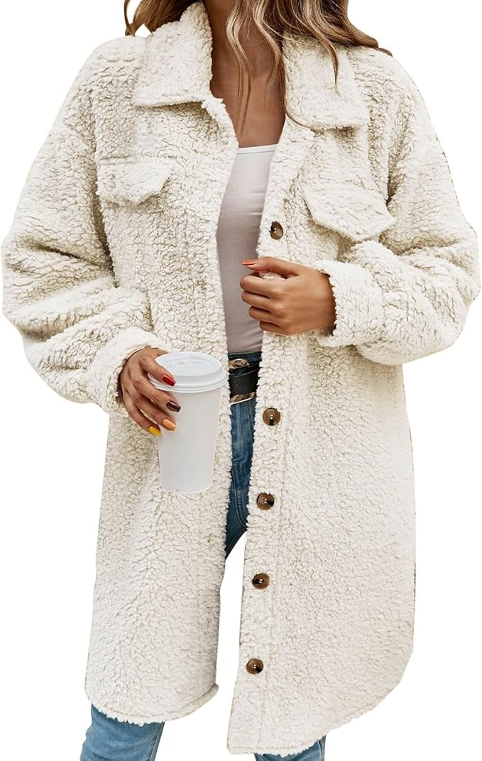 Women's Fuzzy Fleece Jacket