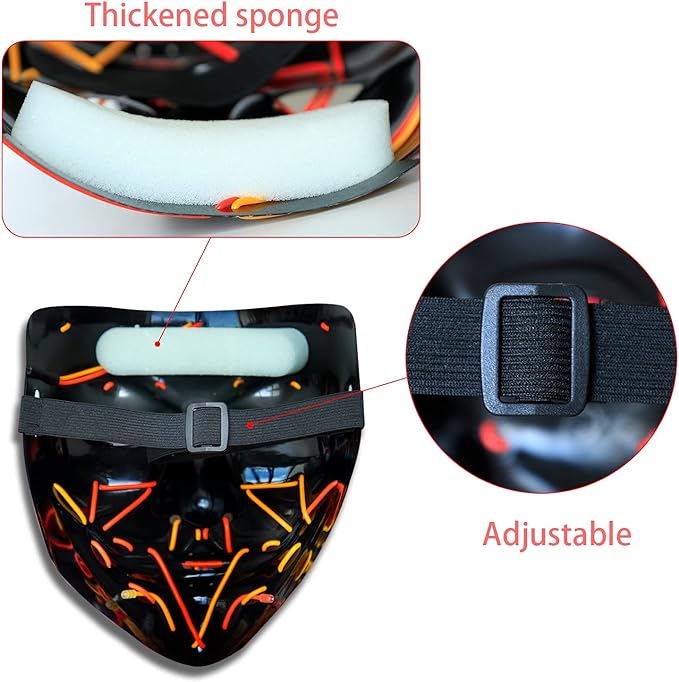 Dual LED Color Mask