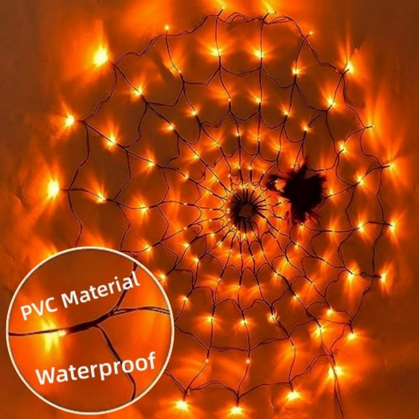 Halloween Spiderweb Lights