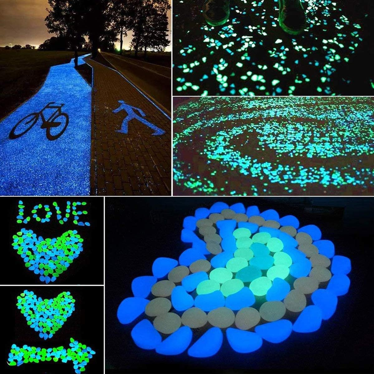 100pc Glow Rocks