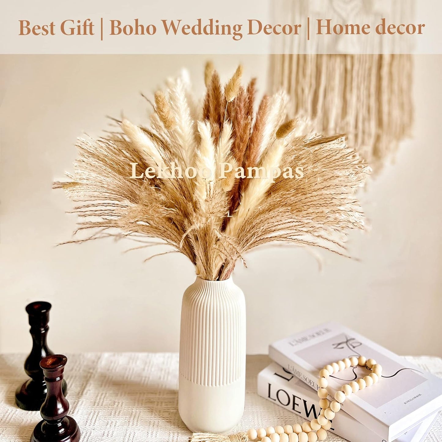 Large Pampas Grass Decor