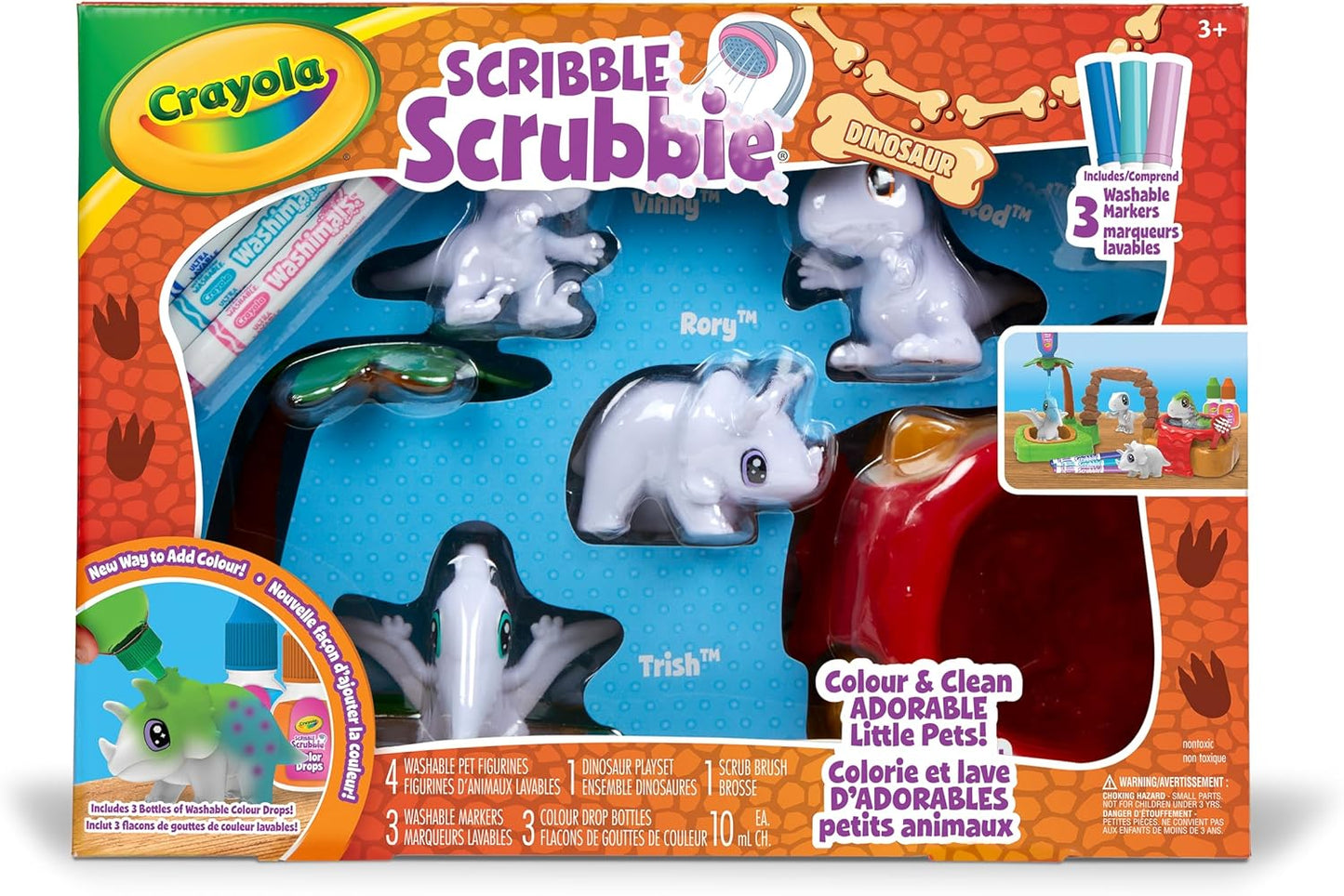 Crayola Scribble Scrubbie Dinosaur Set