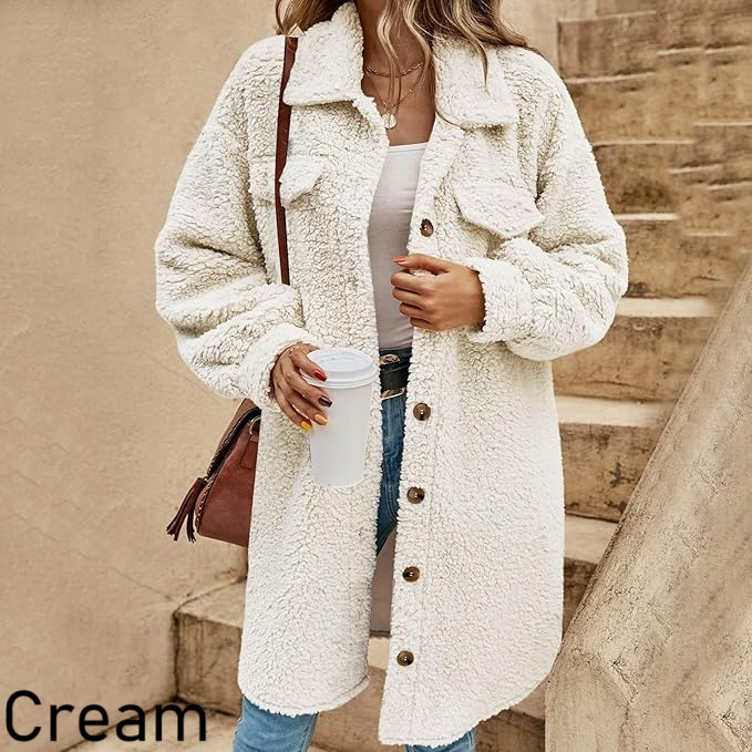 Women's Fuzzy Fleece Jacket