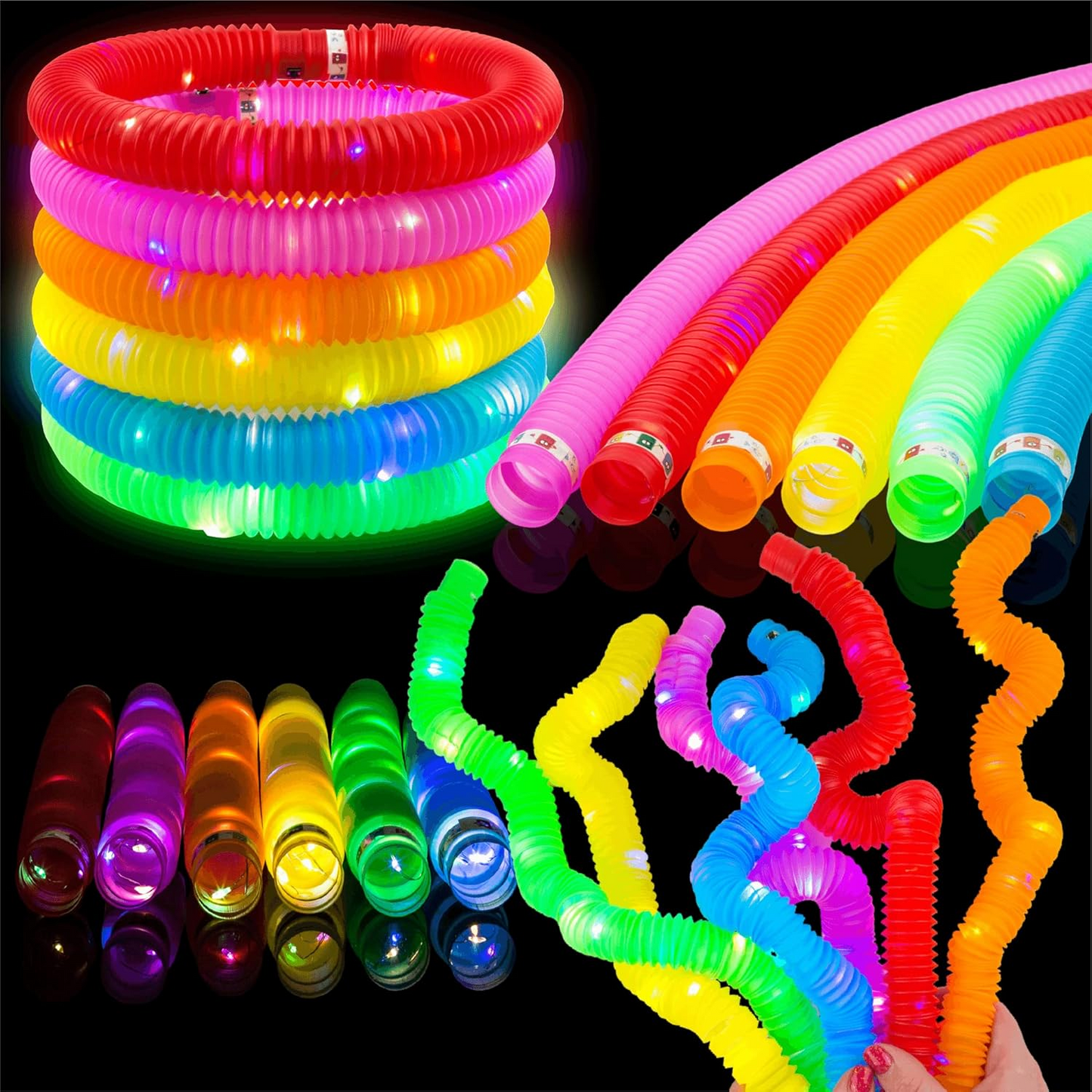 12pc Light Up Tubes