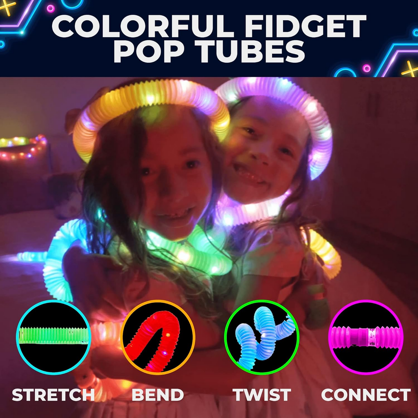 12pc Light Up Tubes