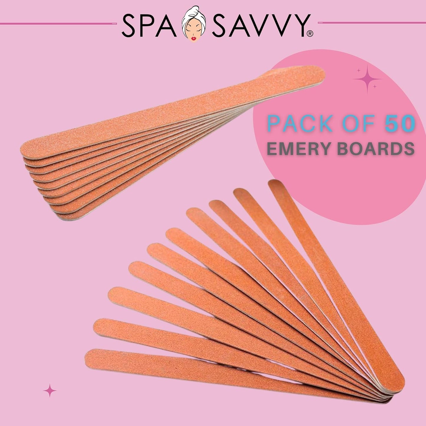 50pc Nail File Set