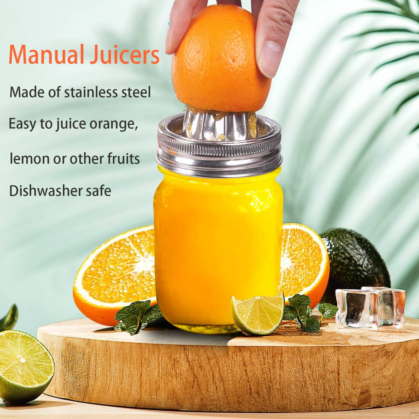 Mason Jar Stainless Steel Juicer Lid