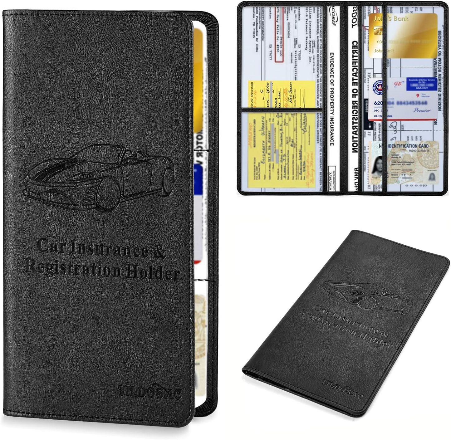 Car Registration & Insurance Card Holder